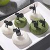 Animal Farm Fruit Fork Mini Cartoon Children Snack Cake Dessert Food Fruit Pick Toothpick Bento Lunches Random Color Party Decor