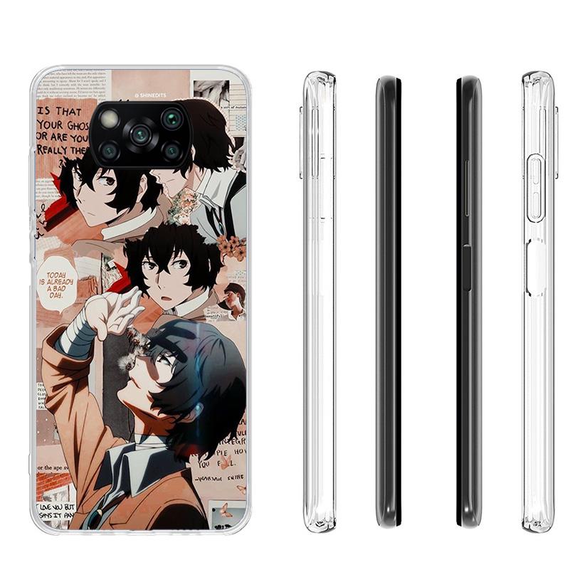 Bungo Stray Dogs Poster Anime Phone Case For Xiaomi Poco X7 X6 X5 Pro F7 Ultra Redmi 15C 15 13C 13 12C 12 10 10A 10C 9 9A 9C 9T