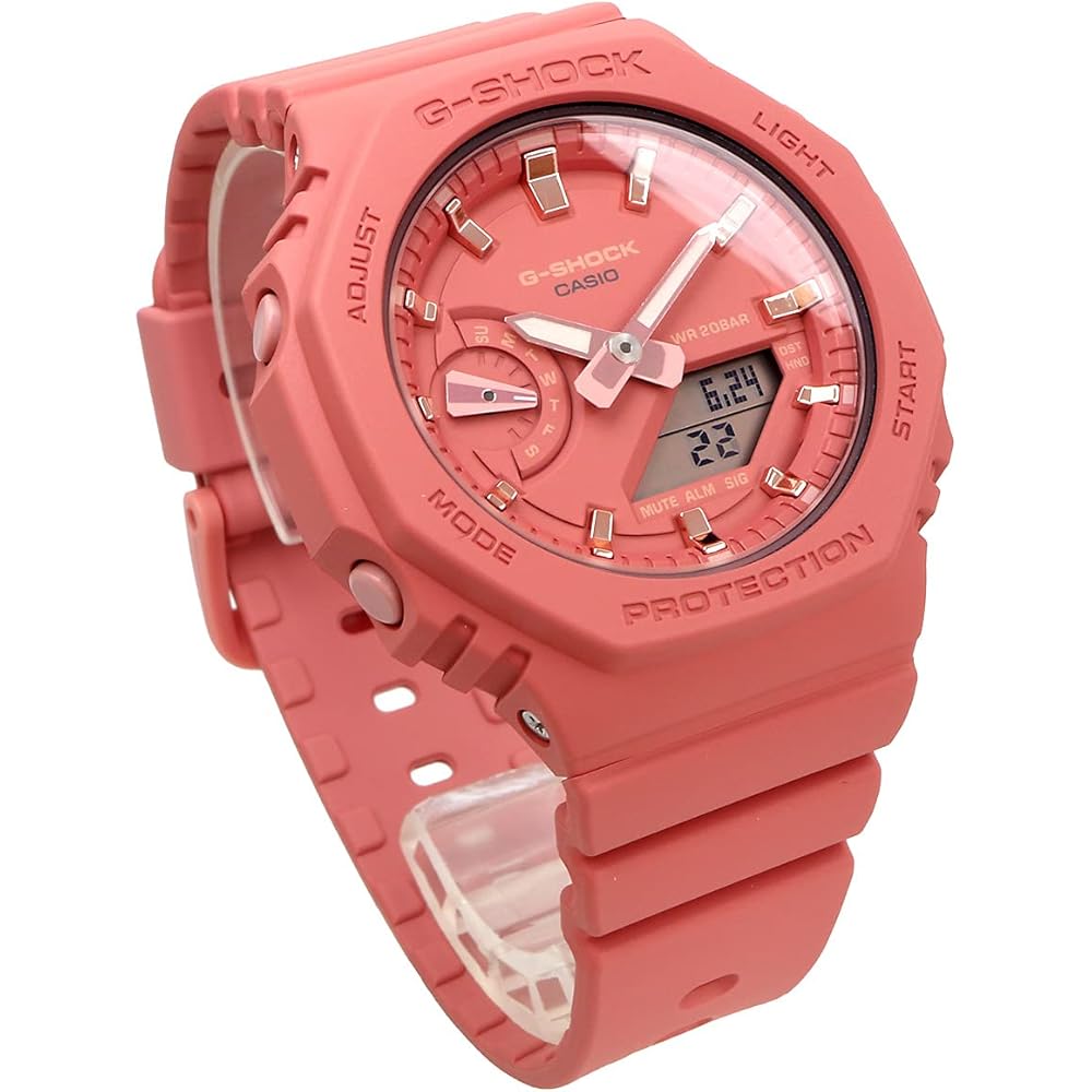 Casio G-Shock GMA-S2100-4A2 Octagon Design Matte Salmon Pink Watch Unisex