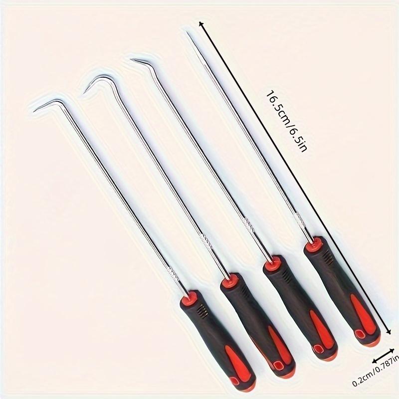 4pcs Oil seal hook set tire repair and maintenance tool O-ring puller screwdriver disassembly set