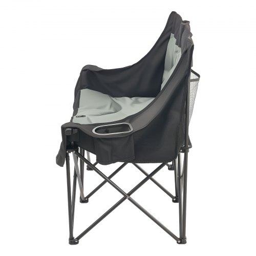 VEVOR Double Camping Chair, Oversized Two Person Camp Chair with 660 lbs Heavy Duty Support, with Dual Cup Holders, Wine Glass Holders