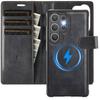 2-in-1 Magnetic Detachable Wallet Case for Samsung Galaxy S24/S24 Plus/S24 Ultra - PU Leather, Card Slots, Wireless Charging, 360° Protection