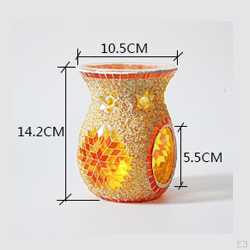 Essential Oil Glass Diffuser Candle Tea Holder Decor