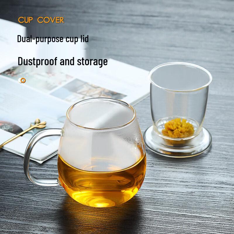 Chixing Heat-Resistant Thickened Glass Tea Mug with Infuser