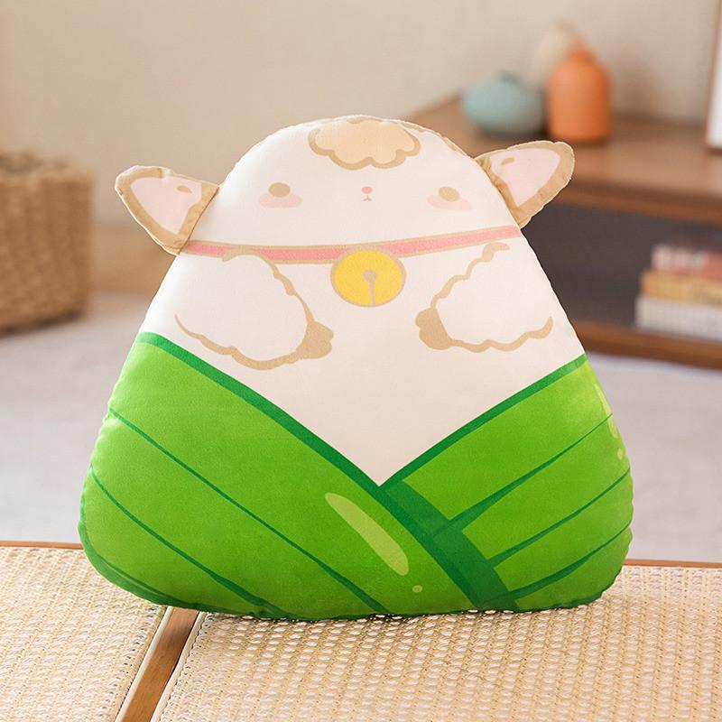 Cartoon Zongzi Plüschtier Panda Tiger Lamm Puppe Drachenbootfest Geschenk Puppe Anhänger