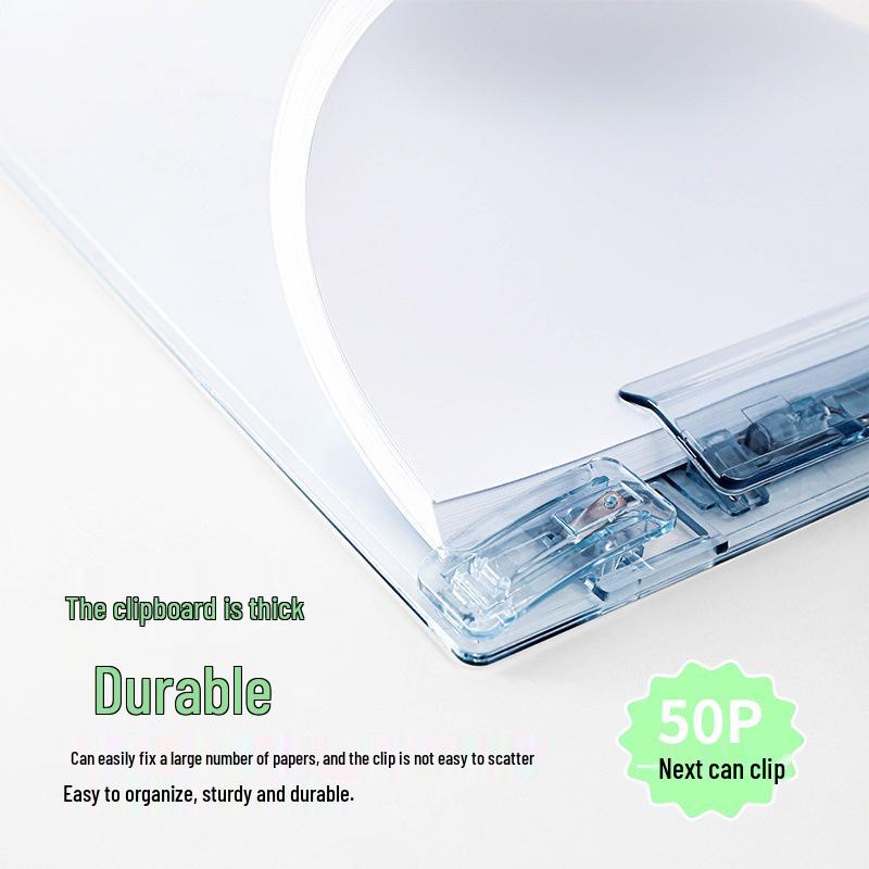 A4 Thickened Acrylic Standable Clipboard for Students and Office.