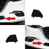 2Pc Front Bumper Lower Grille Tow Hook Eye Cover Caps Pair for Mazda 3 2016-2018