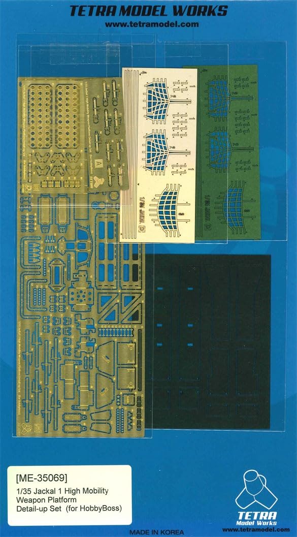 

Tetra Model 1/35 ME Series British Jackal 1 High Mobility Armored Vehicle (HB) Plastic Model Parts ME3569