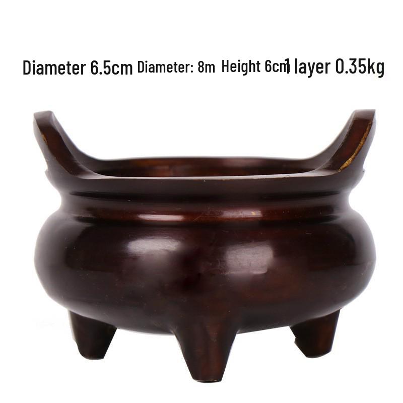 Three-Legged Bronze Sandalwood Incense Burner for Indoor Use