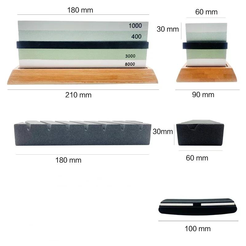 New Professional Set Kitchen Sharpening Stone Professional Whetstone Woodwork Grinding Stone White Alundum Polishing Tool