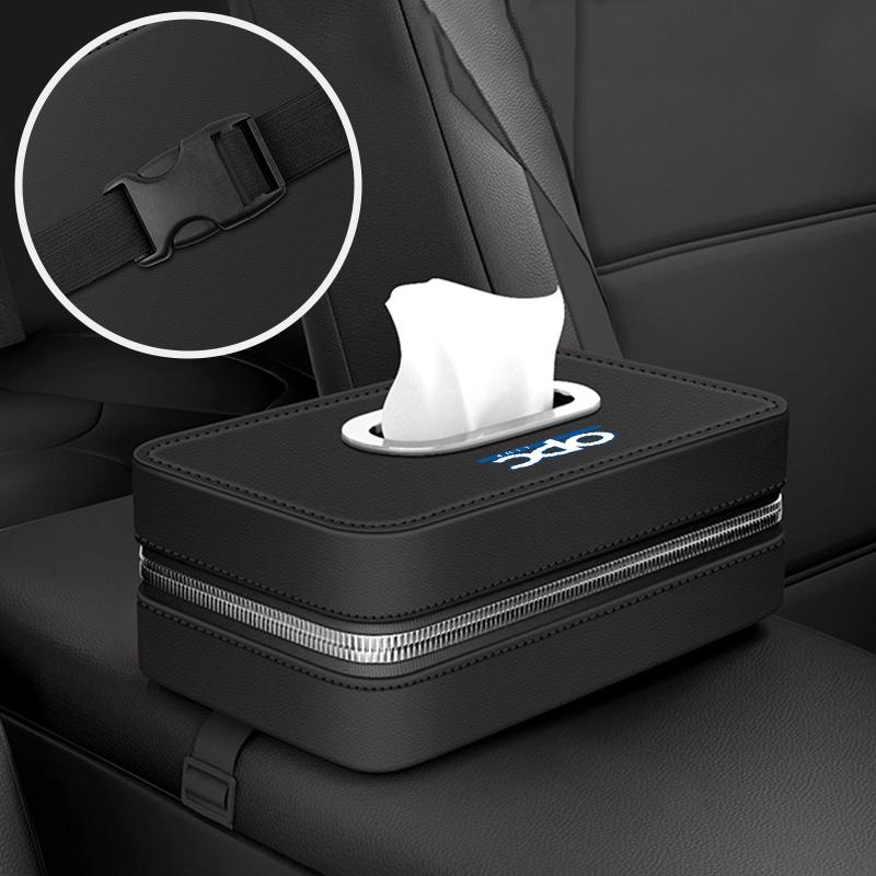 Leather Car Tissue Box Centre Console Tissue Case Accessories For Opel Astra Insignia Corsa Zafira Meriva Mokka Vivaro Vectra QA5