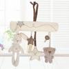 New Hanging Bed Rabbit Baby Hand Bell Safety Seat Plush Toy Multifunctional Plush Toy Stroller Mobile Gifts