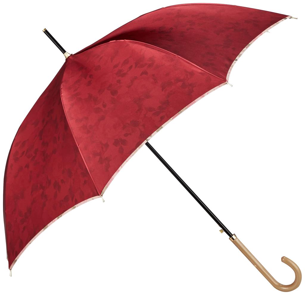 MOONBAT Mila Schon Long Umbrella Windproof Umbrella Automatic Opening Umbrella Floral Print Transfer Print Umbrella Fiberglass Rib Glossy Polyester
