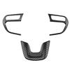 For Jeep Renegade 2015-2022 for Jeep Compass 2017-2020 ABS Car Interior Sticker Steering Wheel Trim Cover Decoration