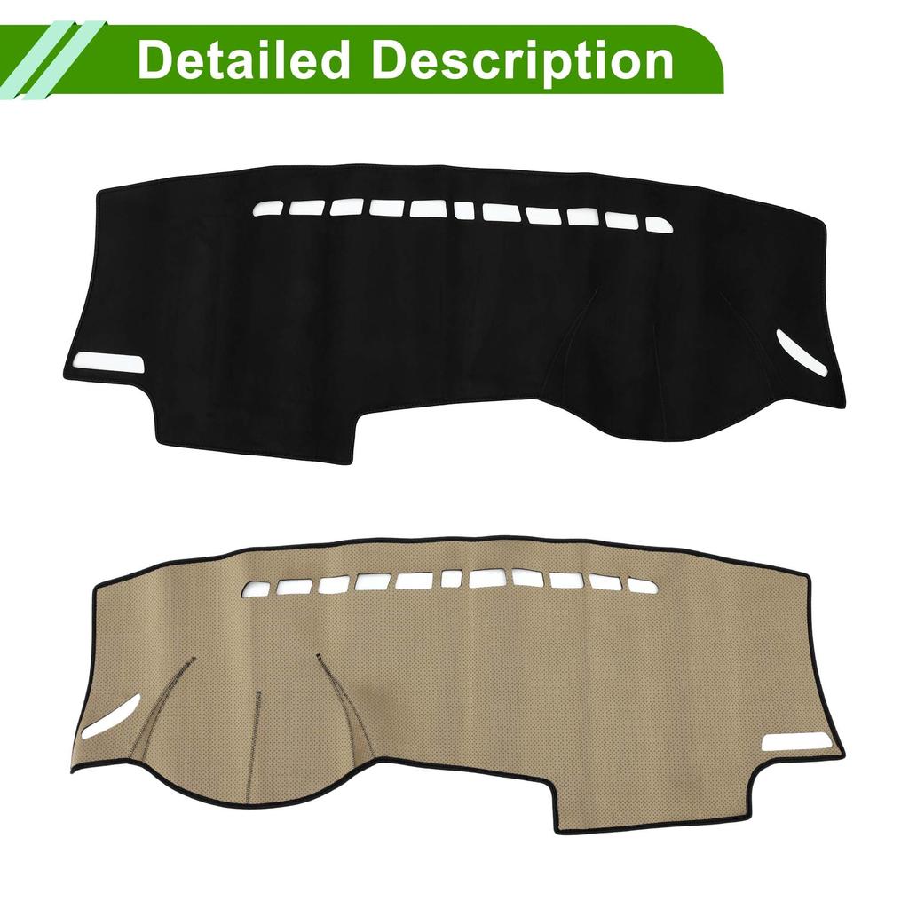 HOPESPANNER Dashboard Mat for Volkswagen Golf VII Protective Dash and Accessories Suede Set Drive 7/Golf (7th Generation) (2013-2016) - Mat, Cover, -