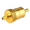 Universal 8mm Motorcycle Gasoline Oil Filter Filtration Cleaner (Golden)