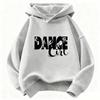 Dance Girl Letter Printed Hoodie Kids Children's Sweatshirt Hoody 90s Girls Autumn Winter Casual Hoodies