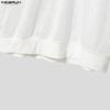 INCERUN Oversized Men Long Sleeve Hollow Bandage See Through Webbing Loose T-shirts Tops