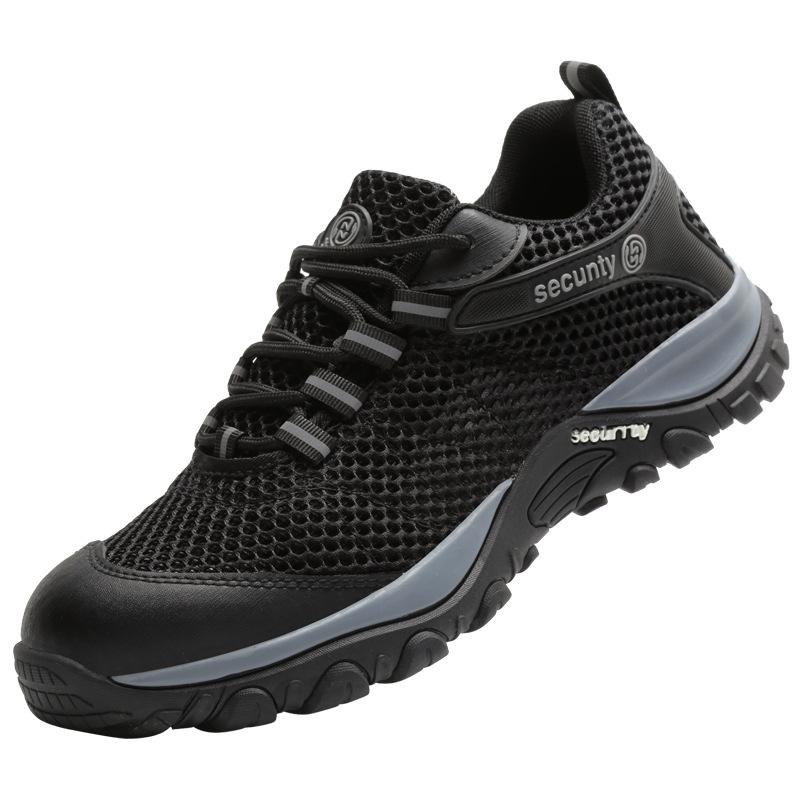 

Обувь для страхования труда, мужская летняя, противоударная и противопрокольная, легкая, маслостойкая, защитная рабочая обувь 46