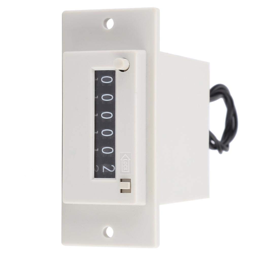 Digitální elektromagnetický čítač s počítáním Multifunkční elektronický pulzní čítač pro průmyslovou výrobu a výzkum Počítadlo, 6místné