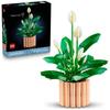 LEGO Botanical Peace Lily Toy Decorative Plant Block for Home Interior Gift for Men and Women 11504