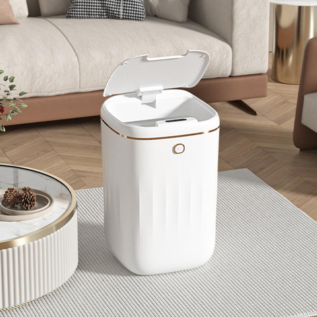Automatic Trash Can 20L Touchless Sensor Easy Clean PP Waterproof Electric Garbage Bin for Kitchen Bathroom