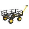 VEVOR Steel Garden Cart, 544 Kg Heavy Duty Pullable Garden Wagon Yard Cart