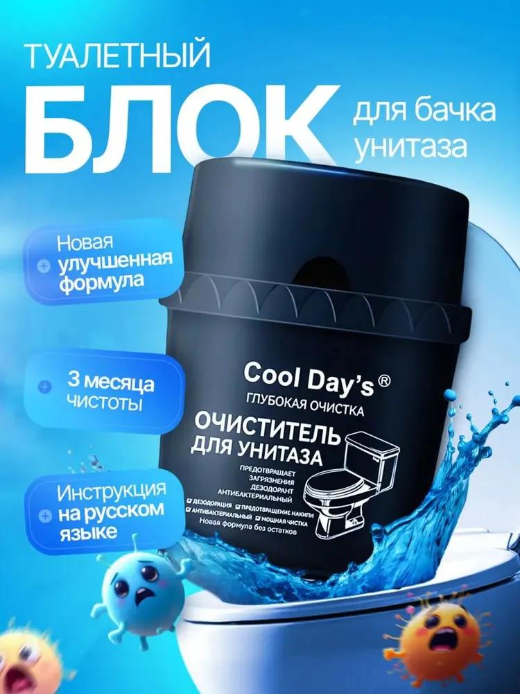 Cool Day's exclusive toilet unit with improved formula applied.