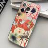 China Chic Mosaic Graffiti Green Rattan Phone Case For iPhone 17 15 14 13 11 12 16 Pro Max Plus Mini Transparent Silicone Soft
