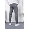 Seasonal Black Slim Fit Lycra Fabric Trousers