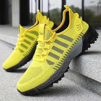 Men's Shoes Running Shoes Summer Breathable Fly-woven Mesh Comfortable Casual Wear Fashion Sports Shoes Trendy Shoes