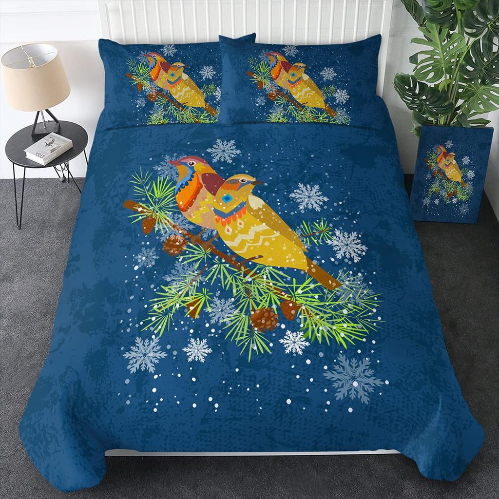 Shabby Chic Floral Duvet Cover Set Vintage Rose Butterfly Pattern Watercolor Flowers Bedding Set 2/3pcs,Botanical Comforter Sets