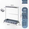 Stainless Steel Floor-Standing Mop Rack with Draining Shelf and Free Shipping