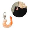 Imitation Shrimp Key Chain Creative Food Keyring Funny Scene Bag Hangings Decor