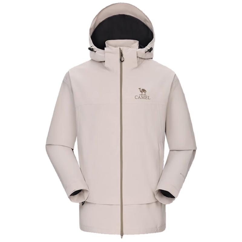 Camel Unisex Outdoor Windproof Waterproof Shell Jacket
