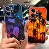 Case For Realme 14 5G New Stylish Rose Butterfly Moon Soft Silicone Cover Coque For Realme14 14X 14T Bumper Realme14T 14 X Funda