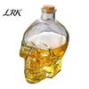 Bottiglia in Vetro Borosilicato Ispessito Decanter a Forma di Teschio, Whiskey Gotico 3D con Tappo in Sughero Tappo Regalo Unico, Dispenser Liquori Novità per la Casa