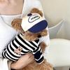 Striped Puppy Shirt Dog Summer Vest Cute Thin Hoodies for Dogs Chihuahua Bichon Witer Dog Undershirt Cat Clothing Pet Sweatshirt