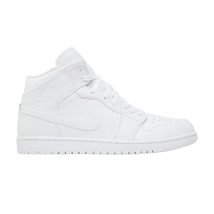 Jordan 1 Mid Triple Белый 45.5