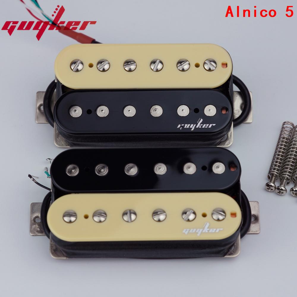 Guyker Electric Guitar Humbucker Pickups Double Coil Guitar Bridge Pickup  Neck Pickups Set - Black