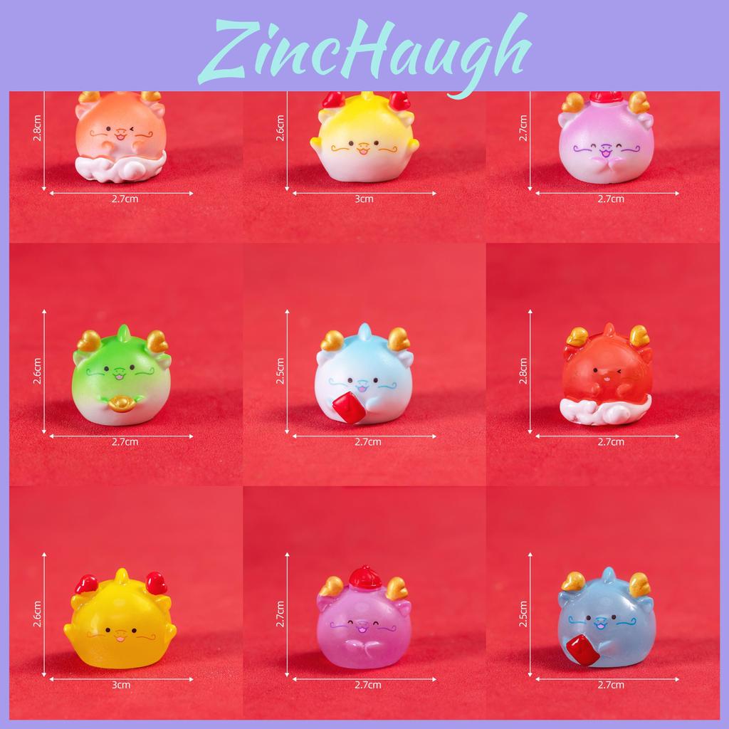 Creative Resin Dragon Miniatures Festive Blind Box Car Accessories Cute Figurines