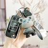 Compatible Key Case for Volkswagen Sagitar, Tiguan L, Lamando, Bora, Polo, Tayron, Langyi, Golf 7 - Protective Shell Buckle