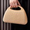 Summer Straw Bags for Women Luxury Woven Purse Fashion Crossbody Shoulder Handbag Beach Clutch Designer Brand Wedding Wallet