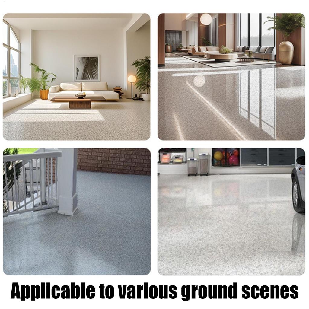 Rivestimento Epossidico per Pavimenti Effetto Marmo Lucido Vernice per Garage Marmo Impermeabile Vernice per Pavimenti Impermeabile Rivestimento Epossidico All'Acqua
