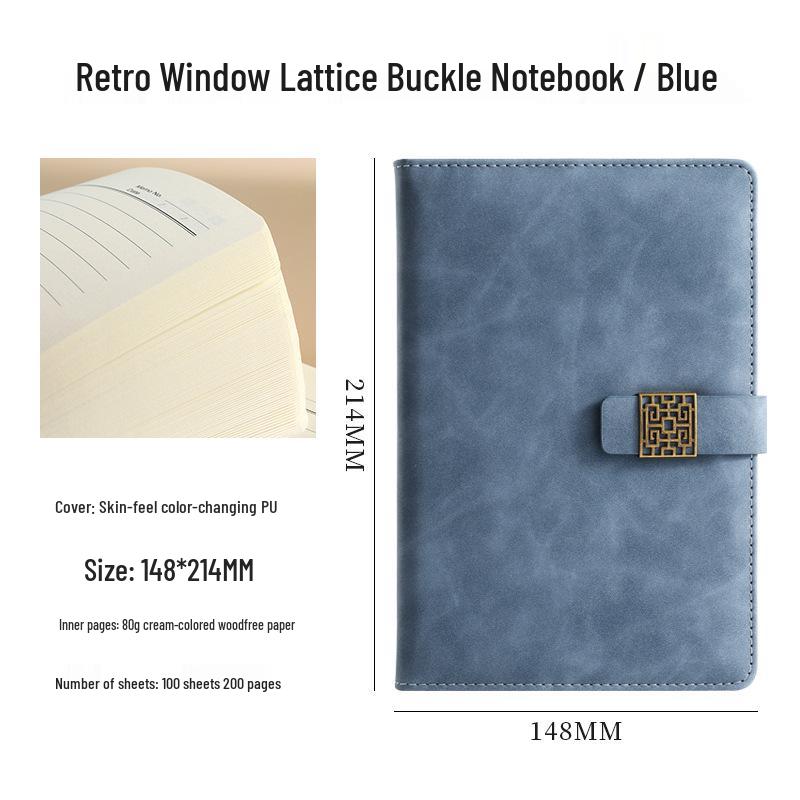 Custom Logo A5 Faux Leather Notebook Gift Set: Business Diary & Meeting Planner