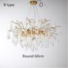 New Modern Luxury Crystal Chandelier Lighting LED Ceiling Chandelier Dining Room Pendant Light Living Room Decor Cristal Lustre