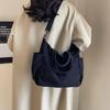 Women's Large-Capacity Corduroy Tote - Versatile Crossbody, Shoulder, Handbag for Commuting and Casual Use
