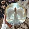 Metal Angel Wings Wall Decor 8x8 Inch Rustproof Vintage Sign for Indoor Outdoor Garden Home Art