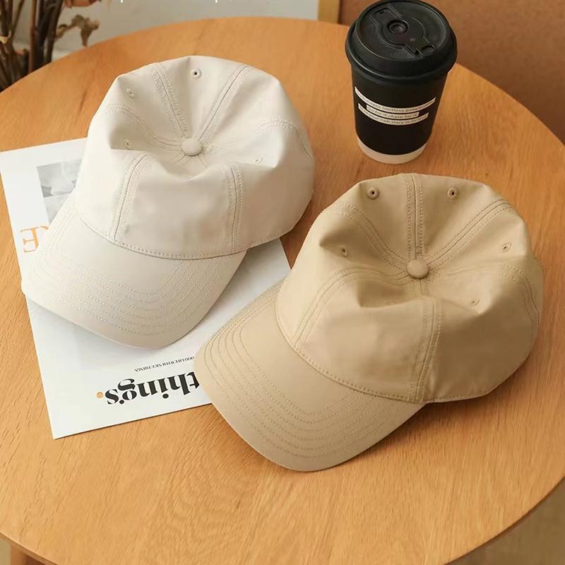 Solid Color Quick-drying Baseball Caps for Men Women Summer Outdoor Sunscreen Casual Versatile Japanese Visor Hat Camping Hat