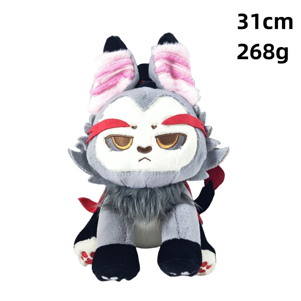 Hazbin Hotel Angel Meow Plush Doll Soft Huggable For Home Table Office Desk Party Fans Teens Halloween Christmas Cute Spooky